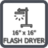 16x16 flash dryer