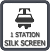 1 color 1 station silk screen press