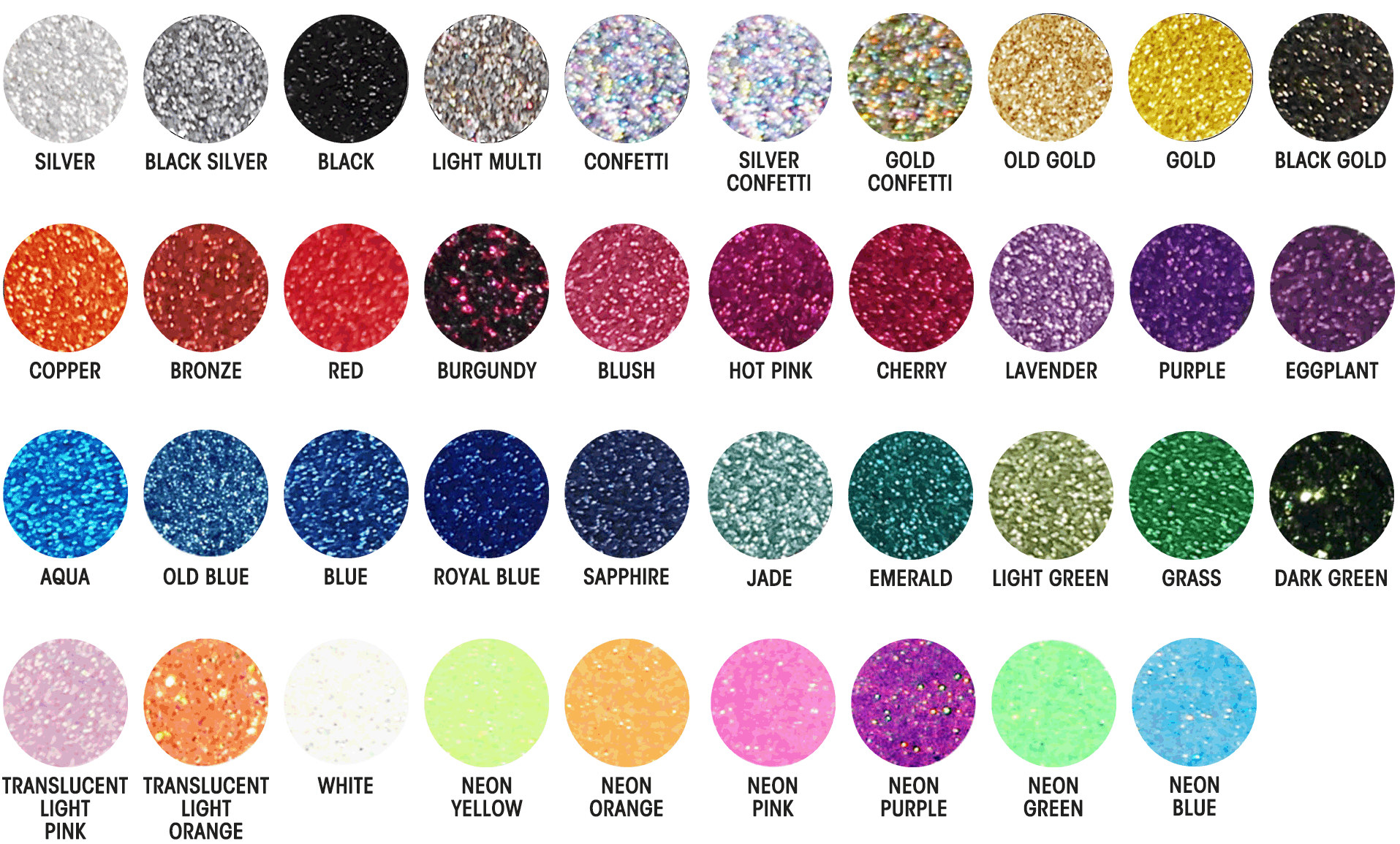 Canva Siser Easyweed Glitter Htv Swatches