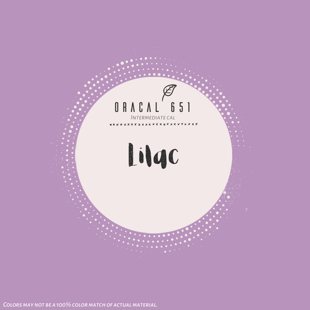 Oracal 651 Adhesive Vinyl 042 Lilac – MyVinylCircle